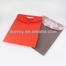 Sacos de papel de presente vermelho da fábrica de China